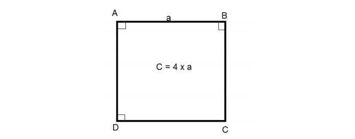 Công thức tính chu vi hình vuông và ví dụ áp dụng